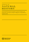 JOURNAL OF NATURAL HISTORY雜志封面